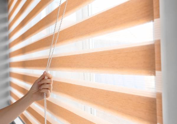 What a banded shade looks like in Scottsdale AZ and Boerne TX - Blinds by Design SW